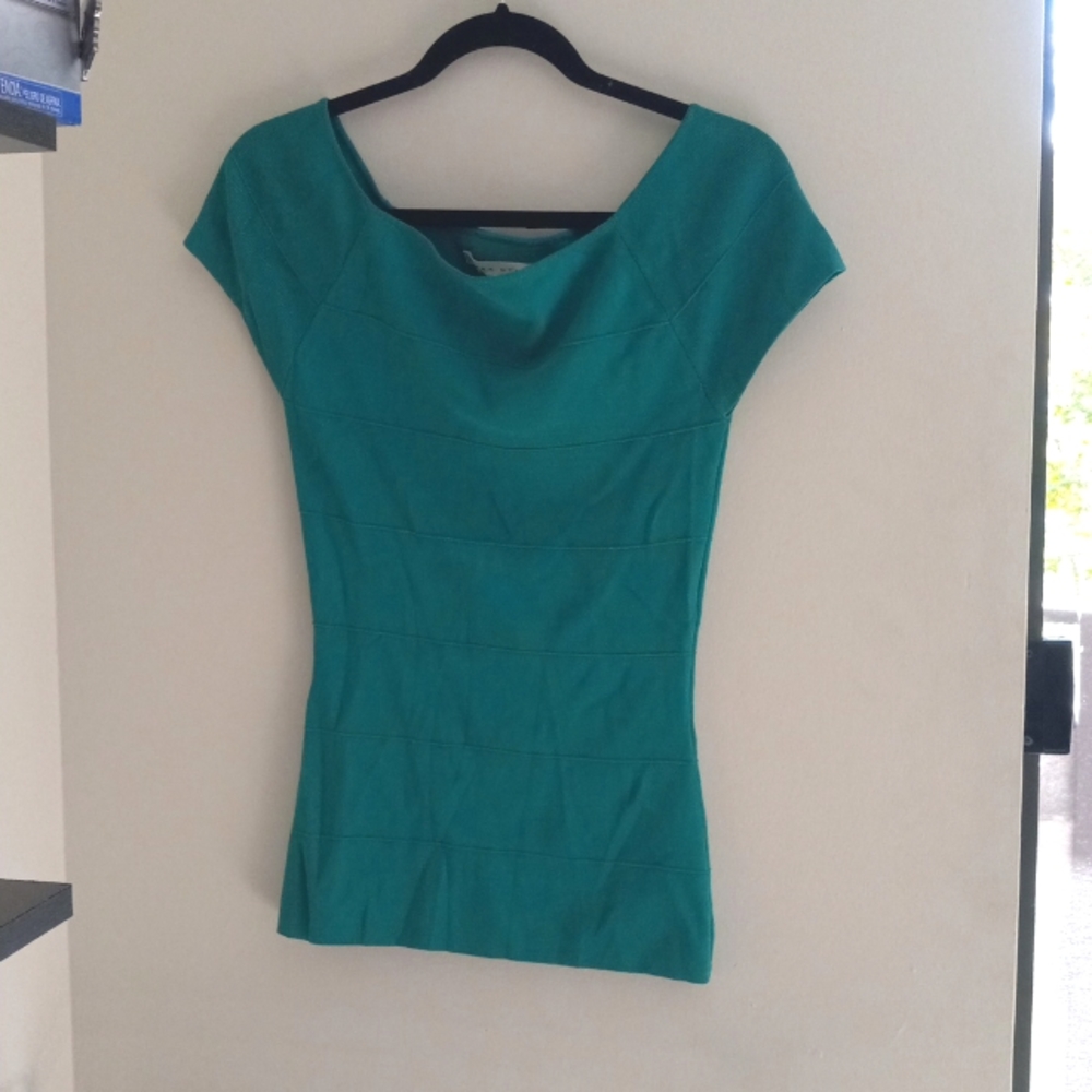 Teal Max Studio Top Size M